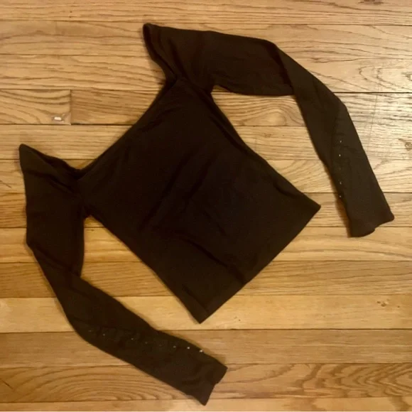 SALE NWOT Avec Les Filles rib knit square neck top - Picture 6 of 10